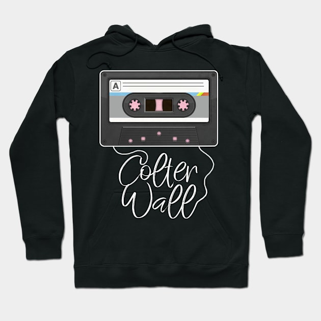 Love Music Colter Proud Name Awesome Cassette Hoodie by BoazBerendse insect